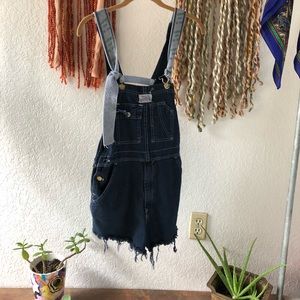 Vintage worn overalls
